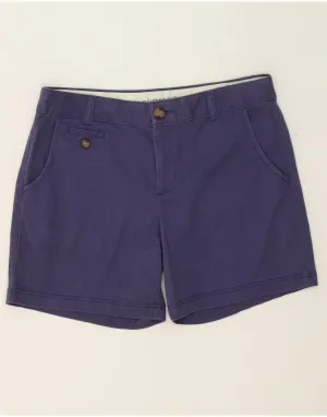 DOCKERS Womens Casual Shorts US 8 Medium W32 Navy Blue Cotton Foldable style