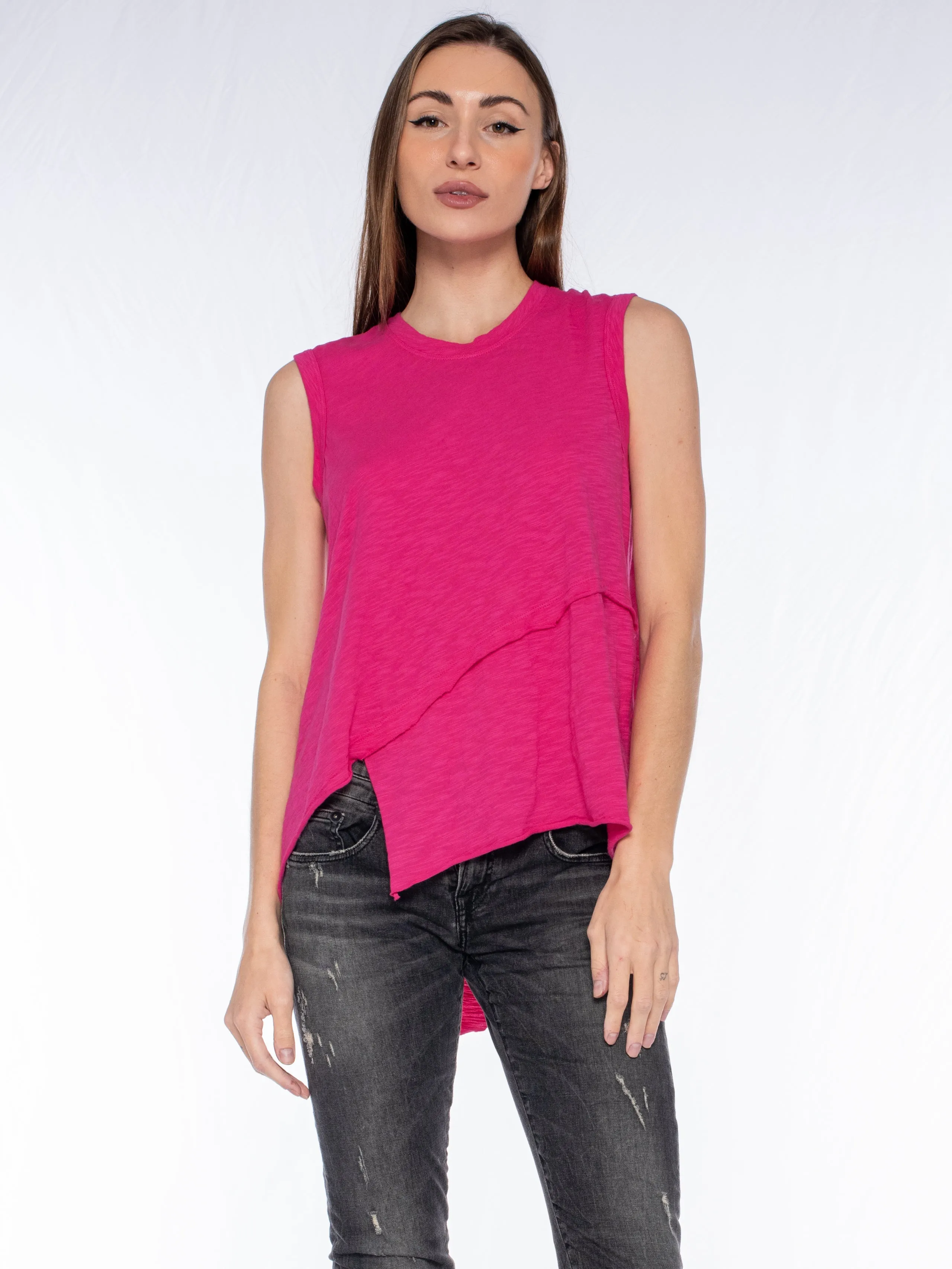 Interoperable Crossover Hem Shirttail Shell