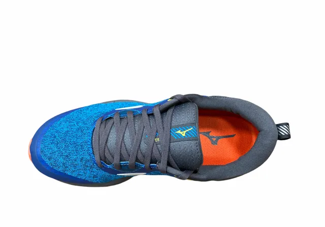 suitable for sports events Mizuno scarpa da corsa da uomo Wave Rider TT J1GC203224 blu arancio