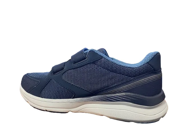 Lotto scarpa da ginnastica da uomo con velcro Speedride 601 XIII S 219221 16C blu-grigio Road Training Adaptive Responsiveness