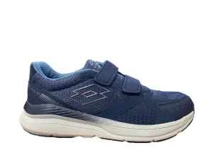 running with knee braces Lotto scarpa da ginnastica da uomo con velcro Speedride 601 XIII S 219221 16C blu-grigio