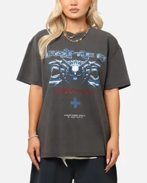 Active Trend Chic And Comfortable Loiter Void Vintage T-Shirt Black Wash