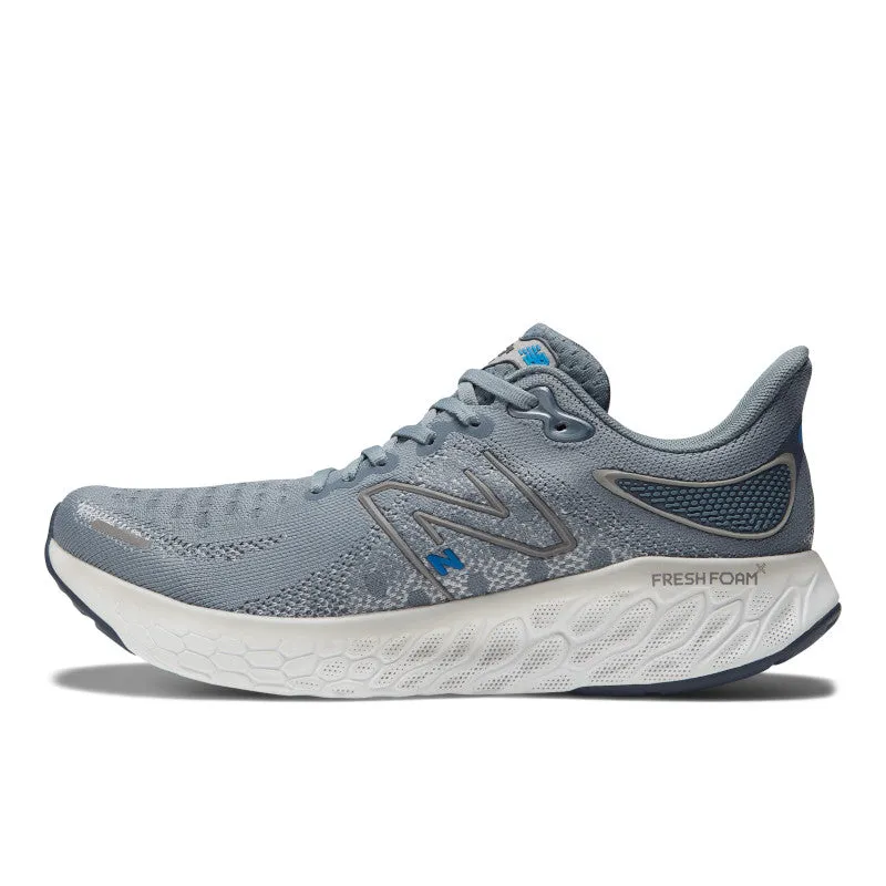 Balanced Ride Geometry Fresh Foam X 1080v12 - Steele with Serene Blue and Lead - Men's