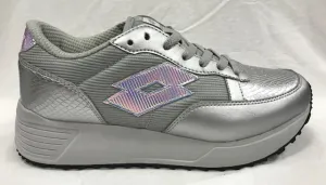Lotto scarpa sneakers da donna Record Edge T0076 argento cyclist shoes