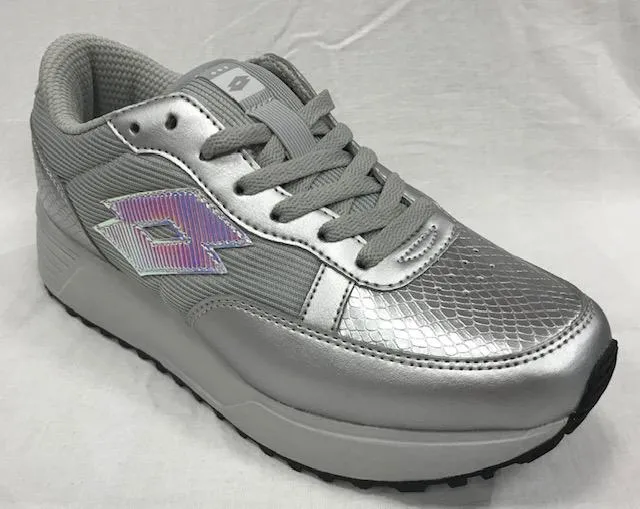Stable Grip Design track - meet running shoes Lotto scarpa sneakers da donna Record Edge T0076 argento