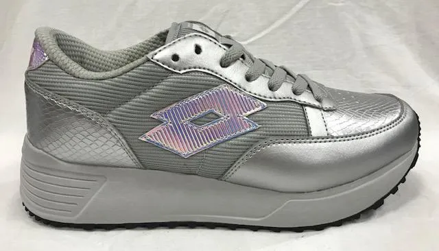 Lotto scarpa sneakers da donna Record Edge T0076 argento cyclist shoes