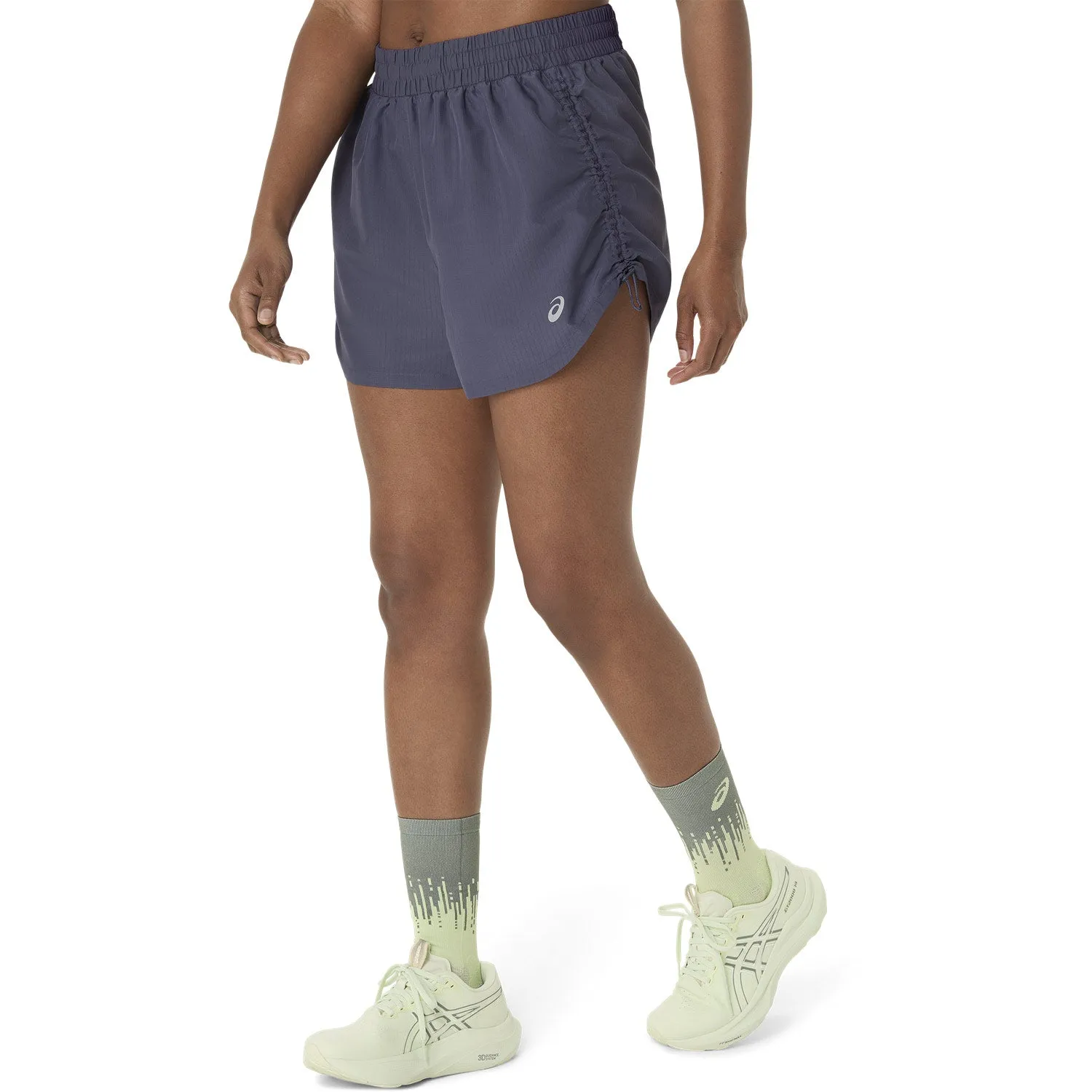 UV Protection Asics Nagino 4in Run Womens Short