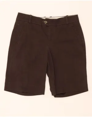 DOCKERS Womens Chino Shorts US 4 Small W30  Brown Cotton Non Binding Leg Openings