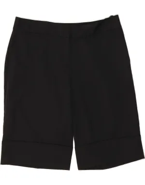 Slip Resistant Inner Grip Casual Vibe IZOD Womens Chino Shorts US 12 Large W34 Black Polyester