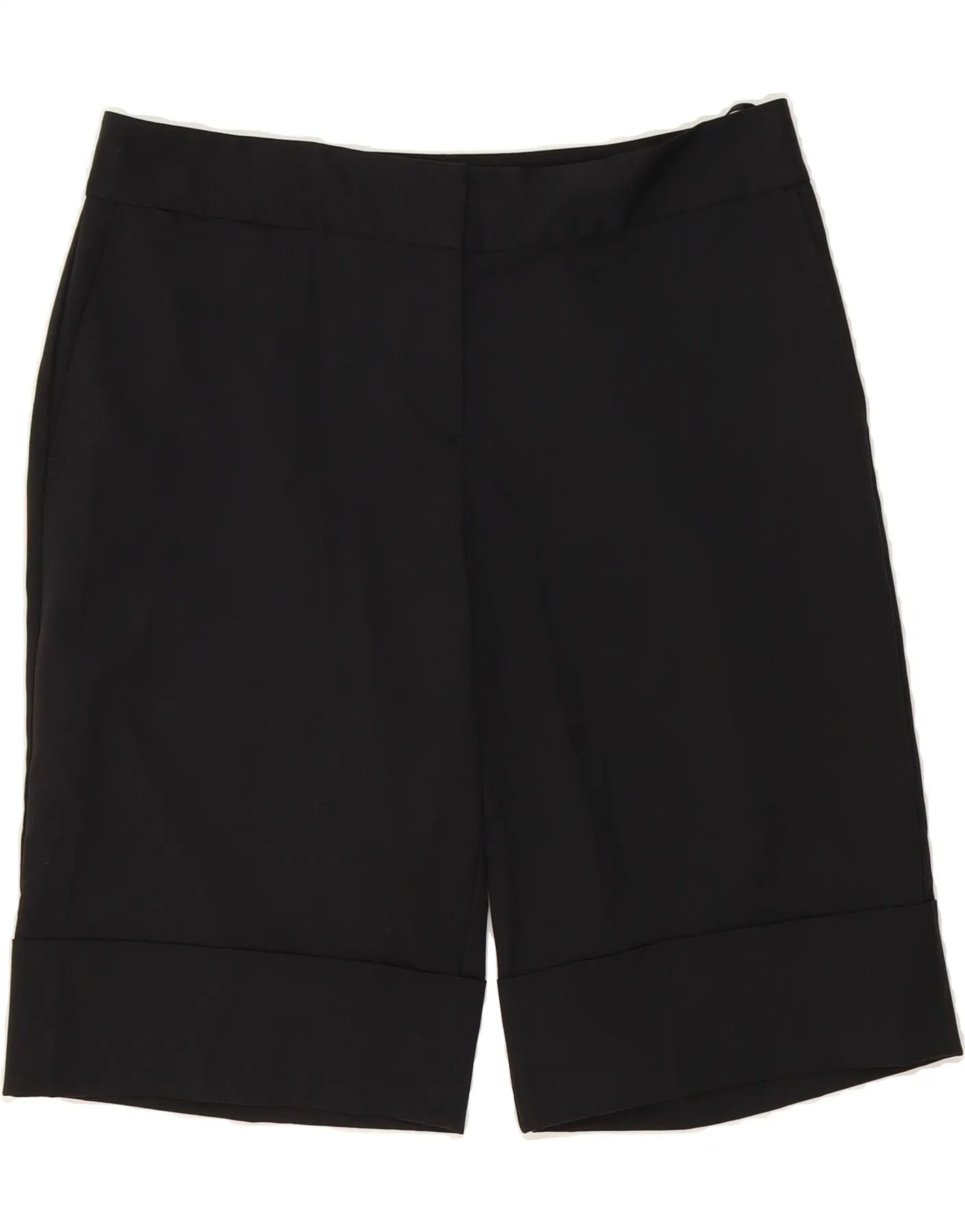 Slip Resistant Inner Grip Casual Vibe IZOD Womens Chino Shorts US 12 Large W34 Black Polyester