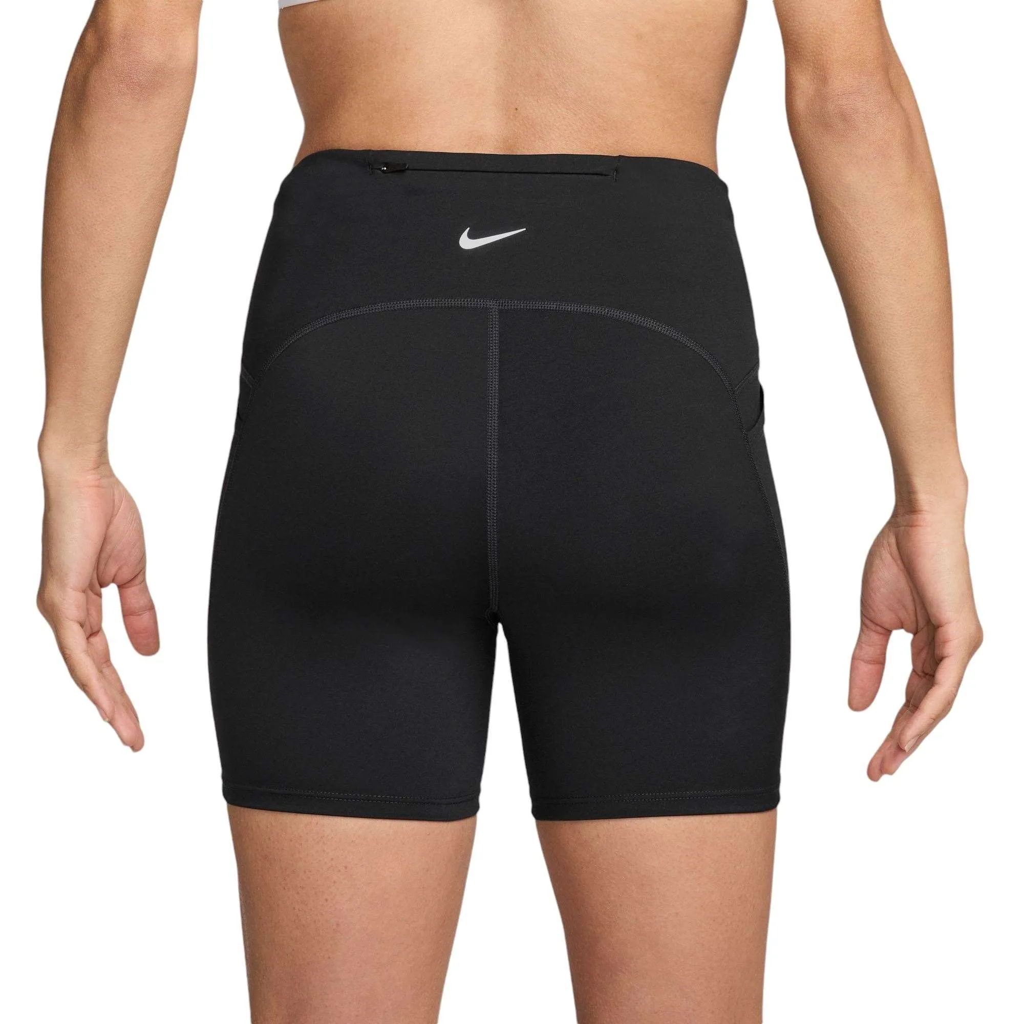Nike Swift Womens High-Waisted 4" Tight Running Shorts With Pockets Flexible Stitching Warm Vibe