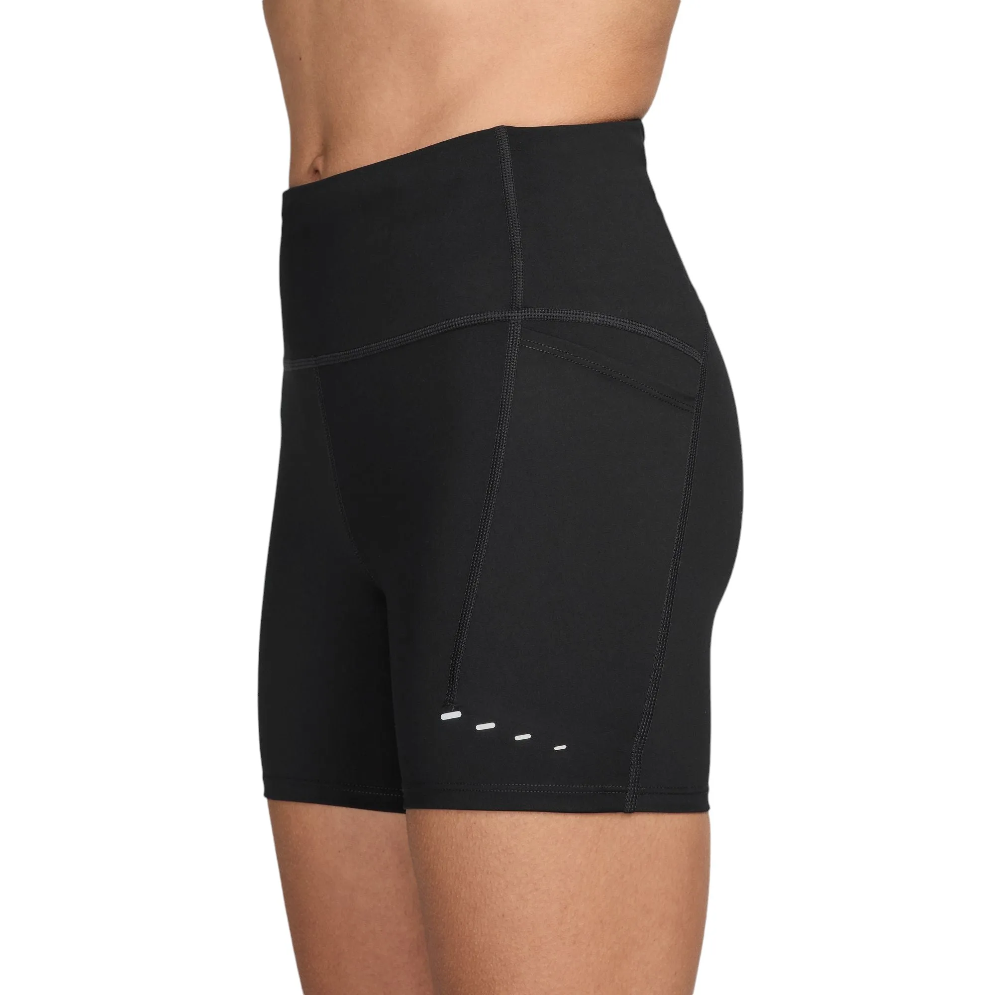 Breezy Comfort windproof Nike Swift Womens High-Waisted 4" Tight Running Shorts With Pockets