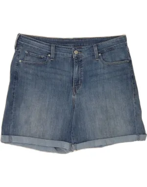 Sleek Fit Stay Cool LEVI'S Womens Denim Shorts US 16 2XL W32 Navy Blue Cotton