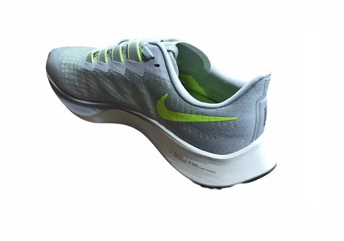 Nike Air Zoom Pegasus 37 scarpa da corsa BQ9646 003 grey fog-volt smoke grey sail textured - finish shoes Thermo Adaptive Lining