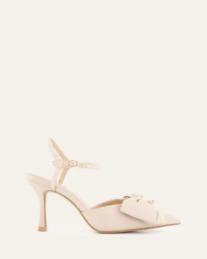 ARIELLE HIGH HEELS BLUSH TEXTILE Stylish High Heels Arch Cushioning
