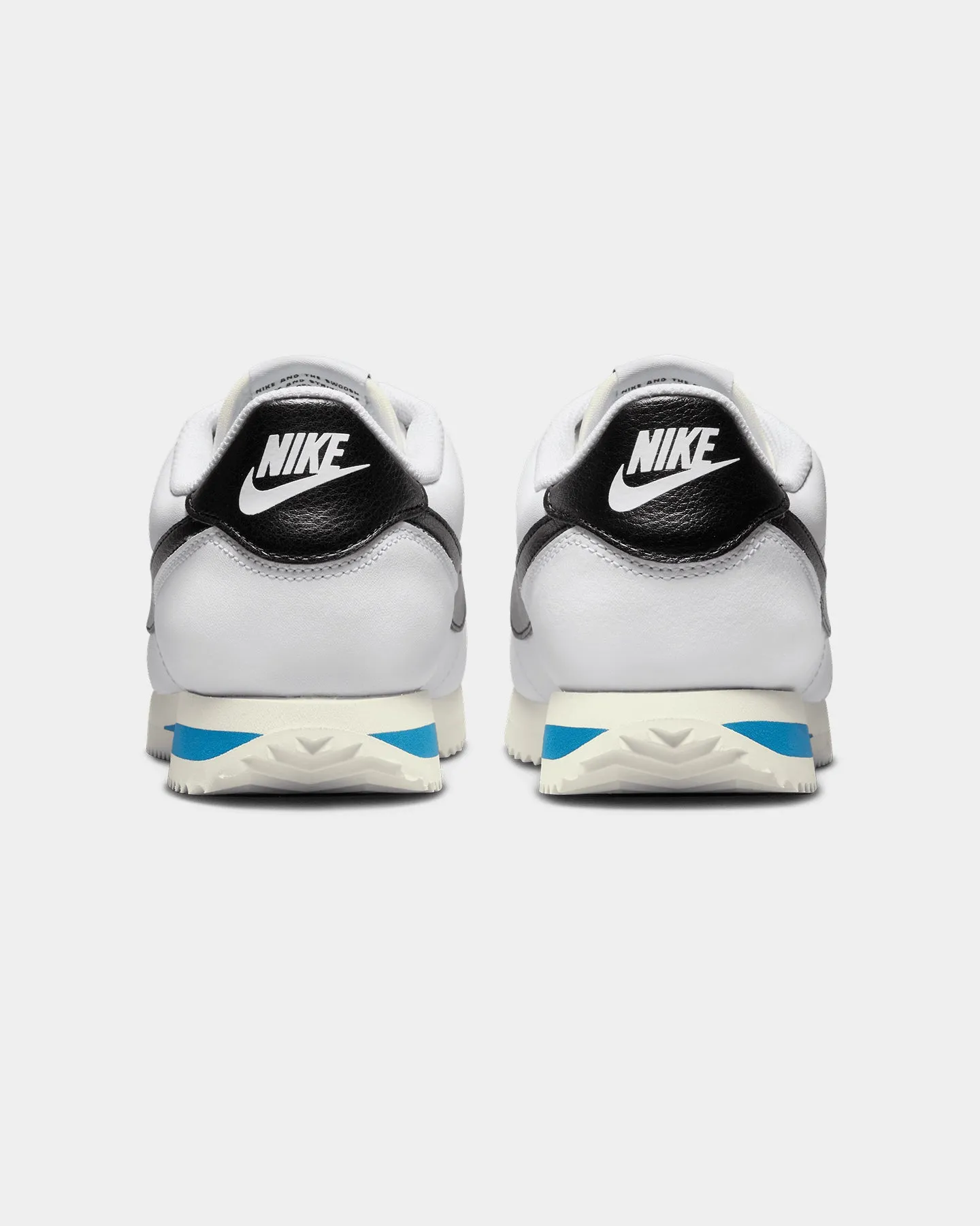 Memory Foam Airport Travel Nike Women's Cortez White/Black-LT
