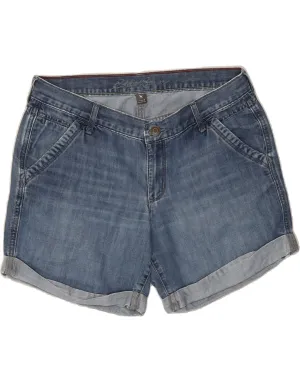 EDDIE BAUER Womens Denim Shorts US 8 Medium W32  Blue Slim Motion Fit