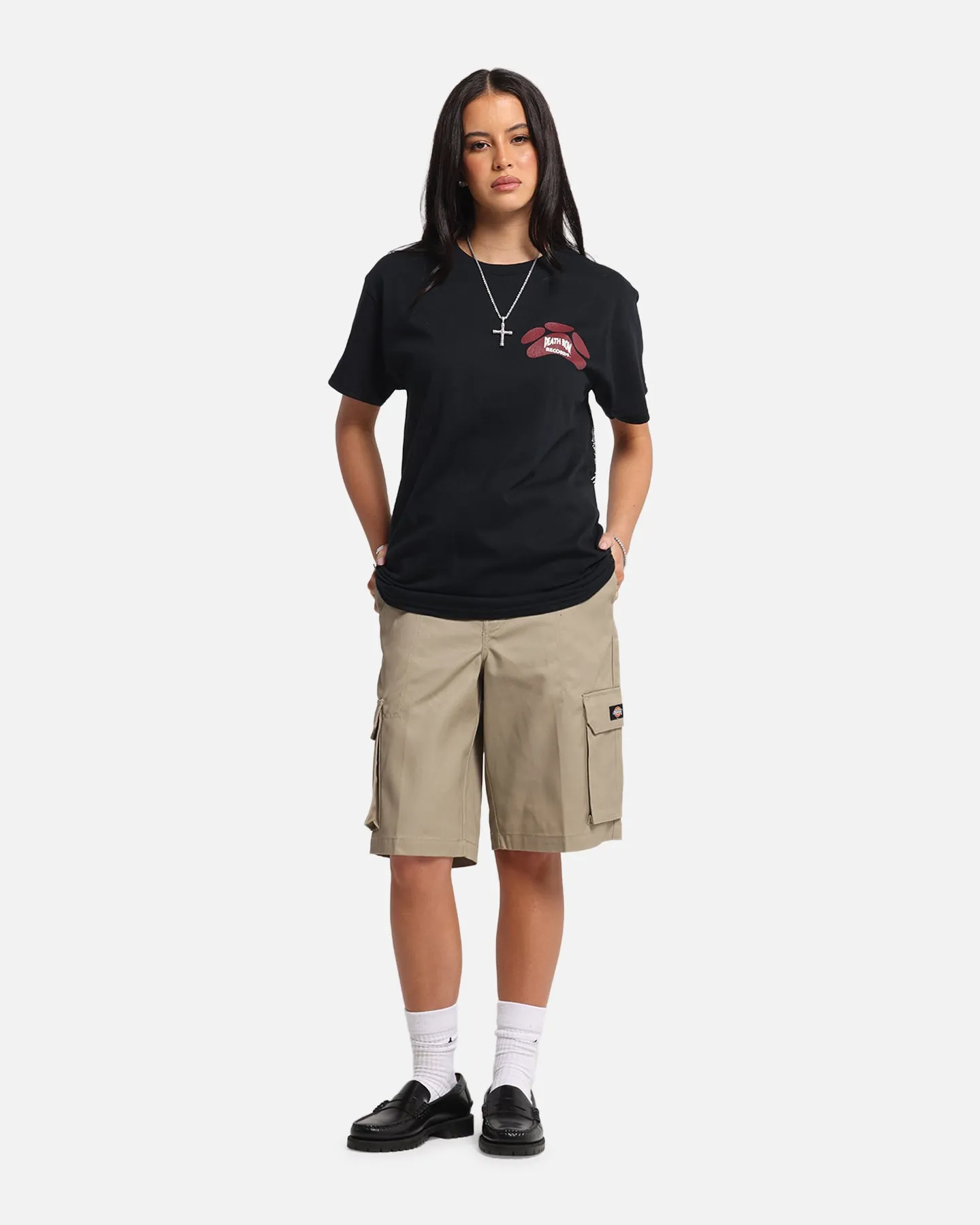 Indoor Event Deathrow Records Doberman Bandana T-Shirt Black