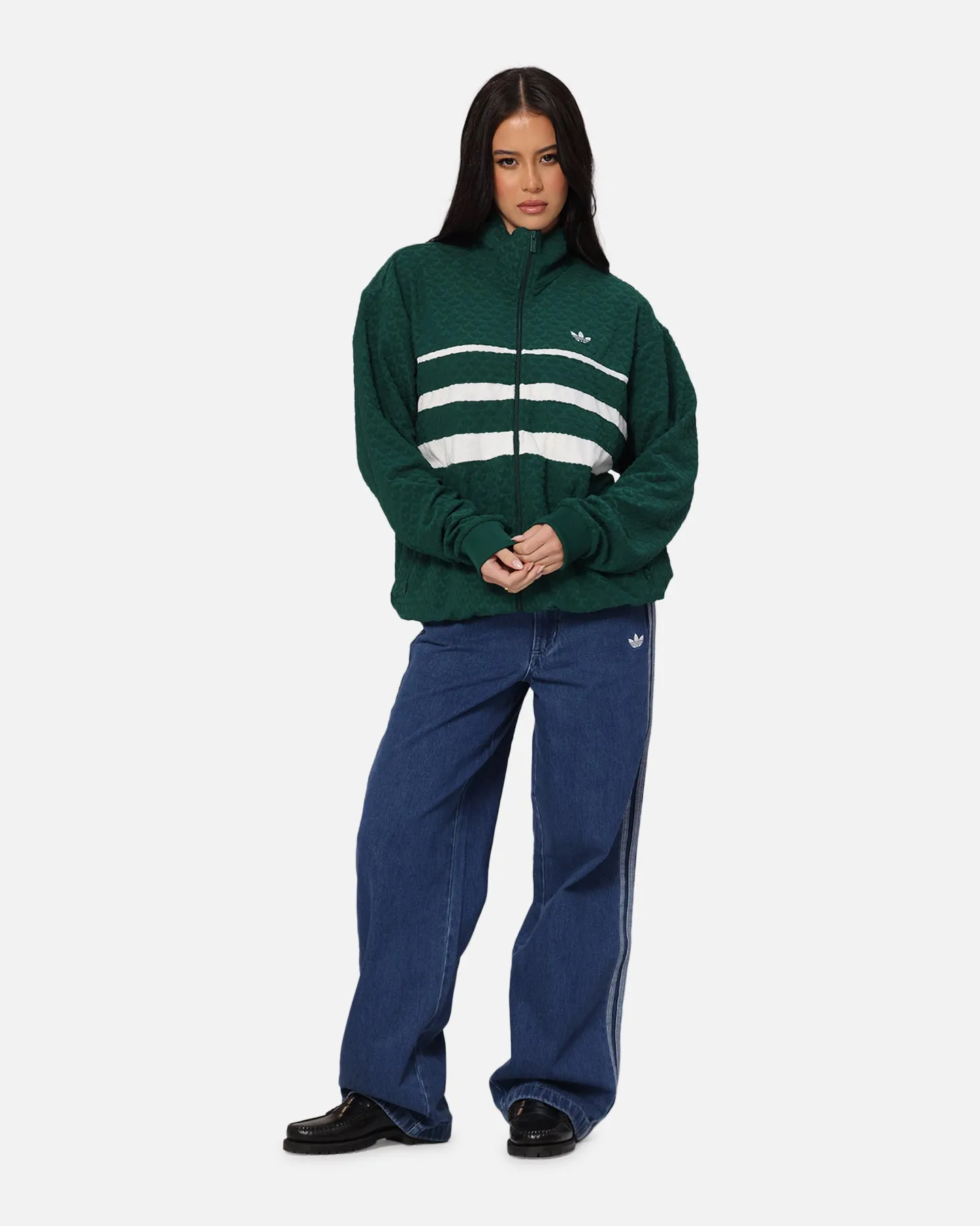 Urban Gear Adidas Monogram Track Top Jacket Green
