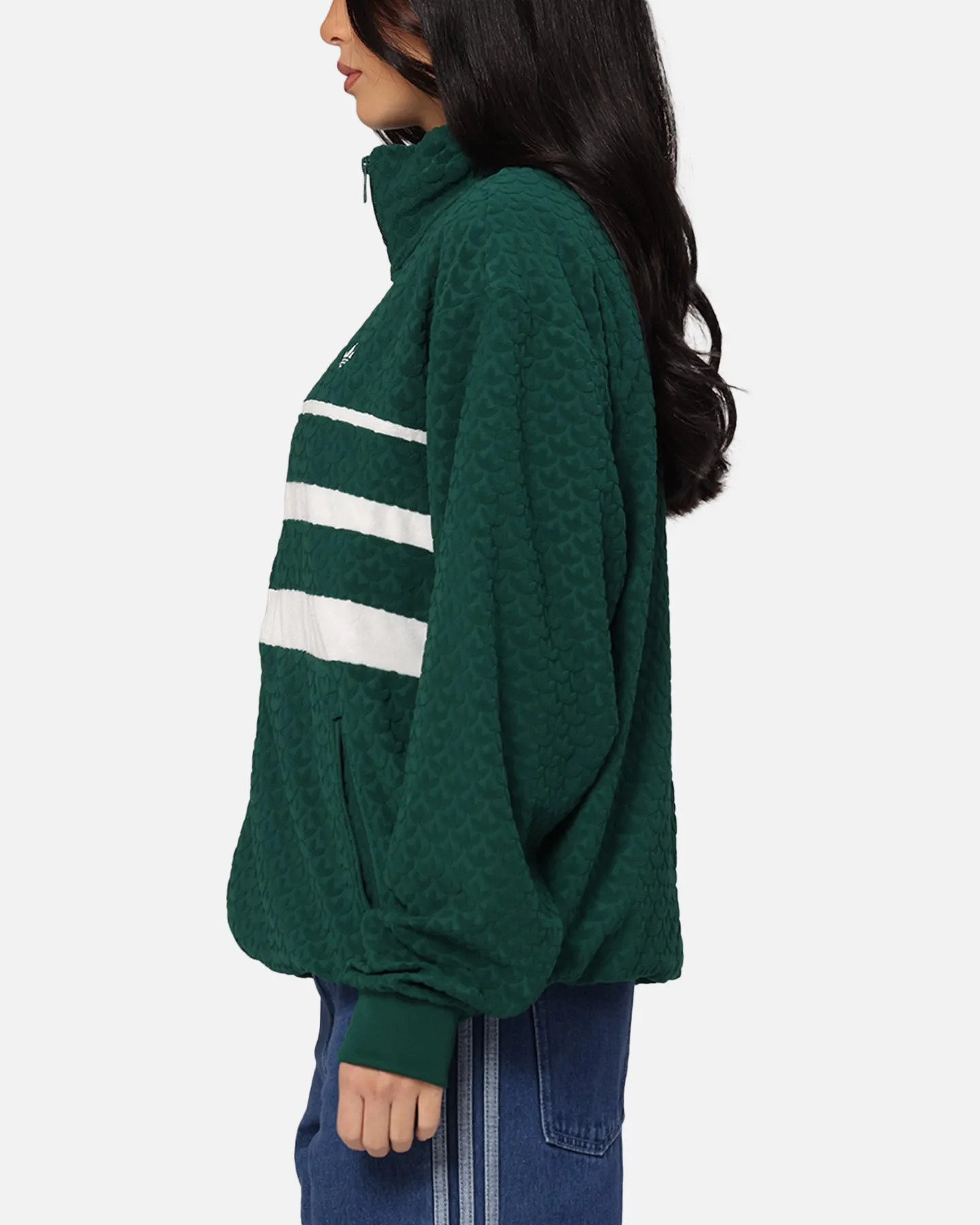 Casual Use Adidas Monogram Track Top Jacket Green