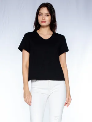 kids' Pocket Detailing Crop Boxy Short Sleeve Crew New Fit Top