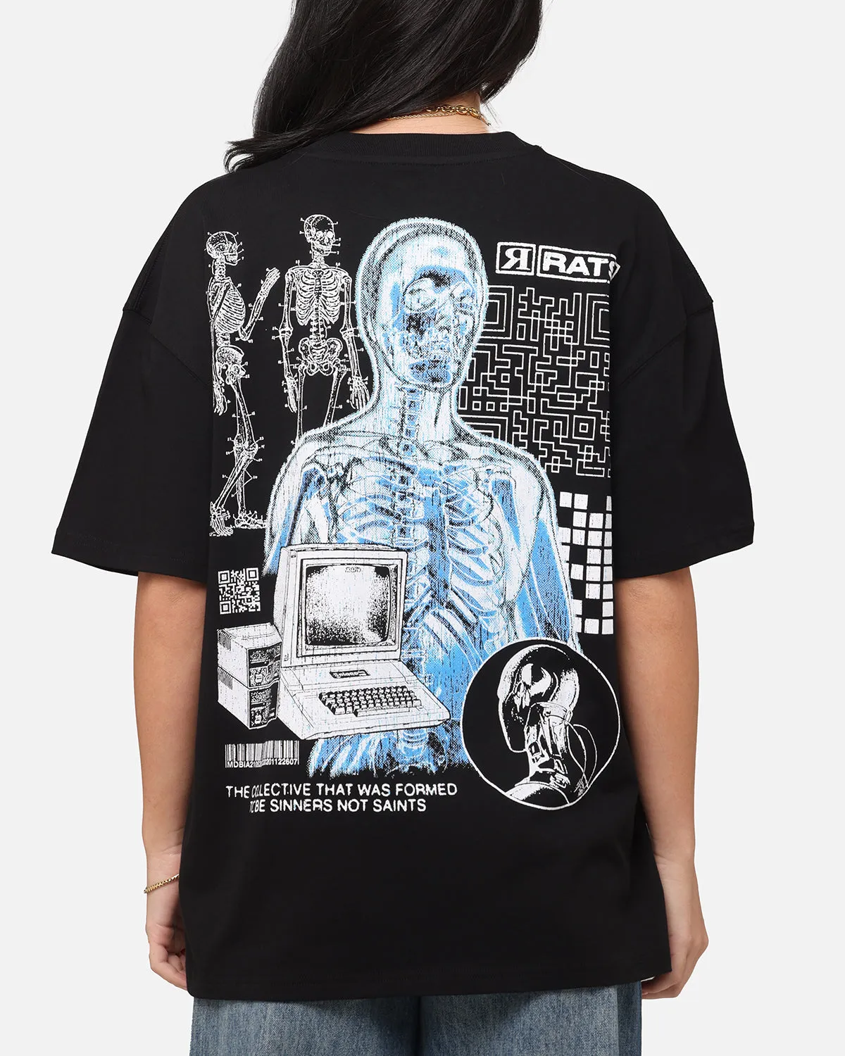 Soft Comfort Wear Goat Crew AI T-Shirt Black