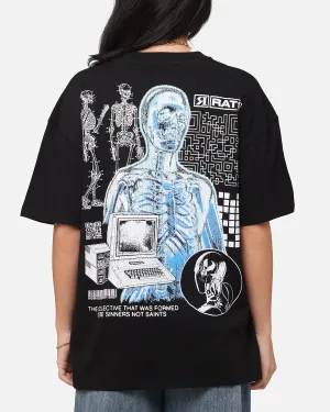 Soft Comfort Wear Goat Crew AI T-Shirt Black