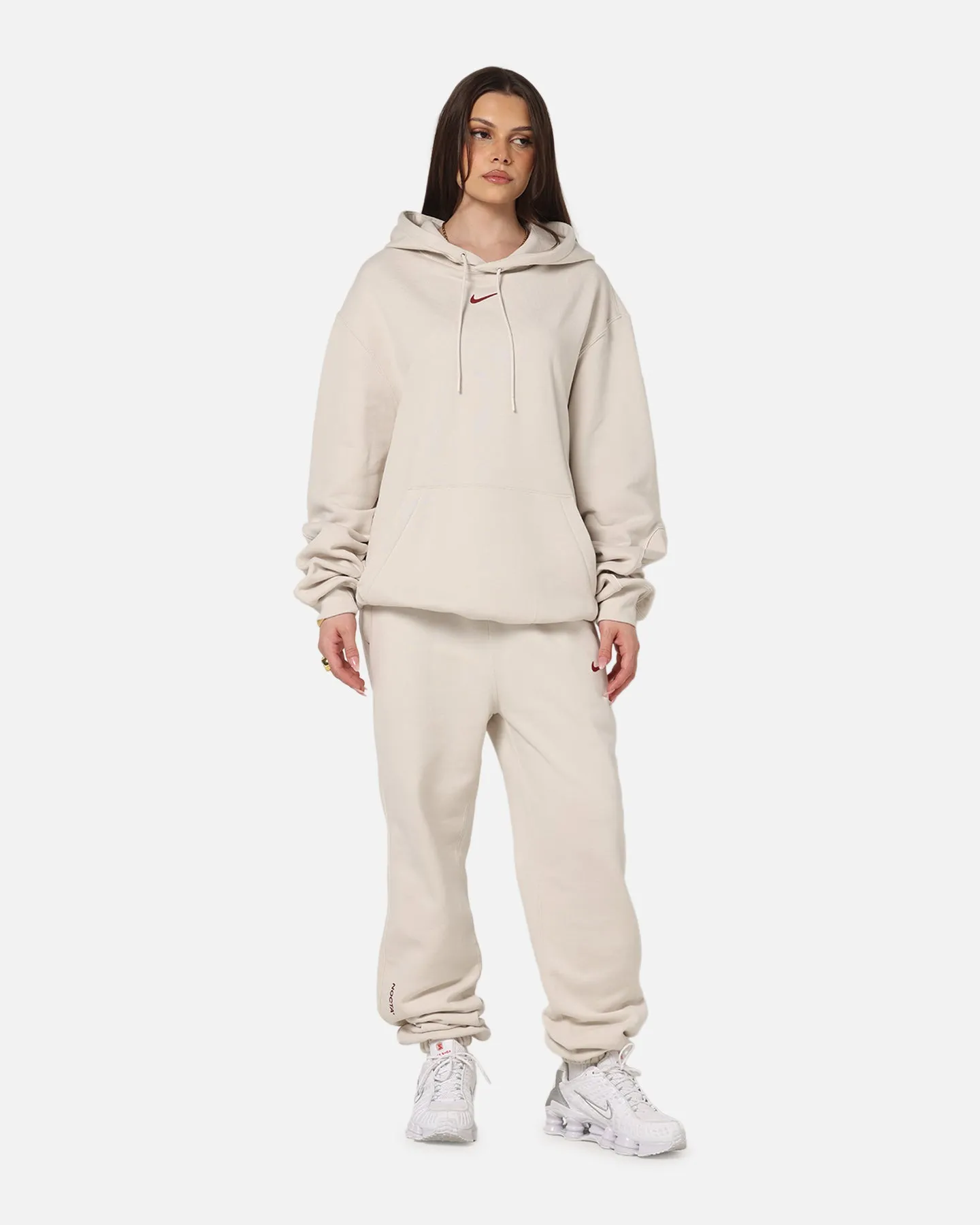 Training Wear Nike Nocta Fleece Hoodie Lt Orewood Brown
