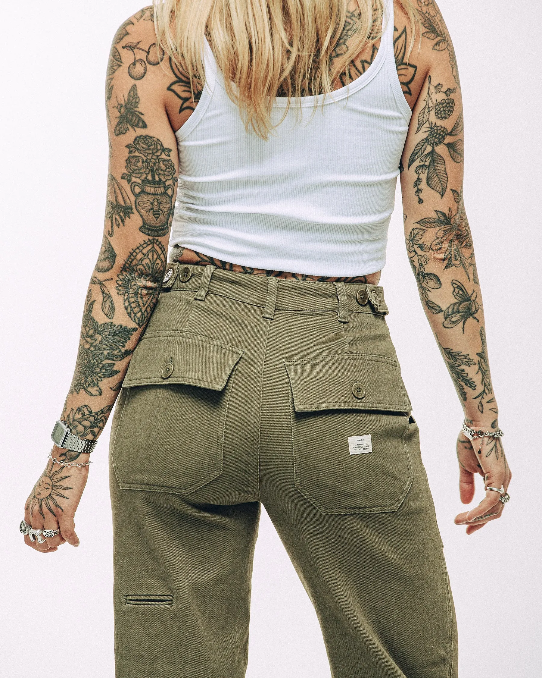 Wardrobe Essential Quick Fit Service Fatigue Pants - Olive