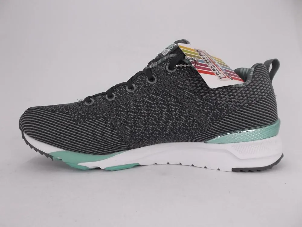 Skechers scarpa walking da donna OG 90 Fast Focus 651 grigio-verde power - walking shoes running for a way to stay healthy