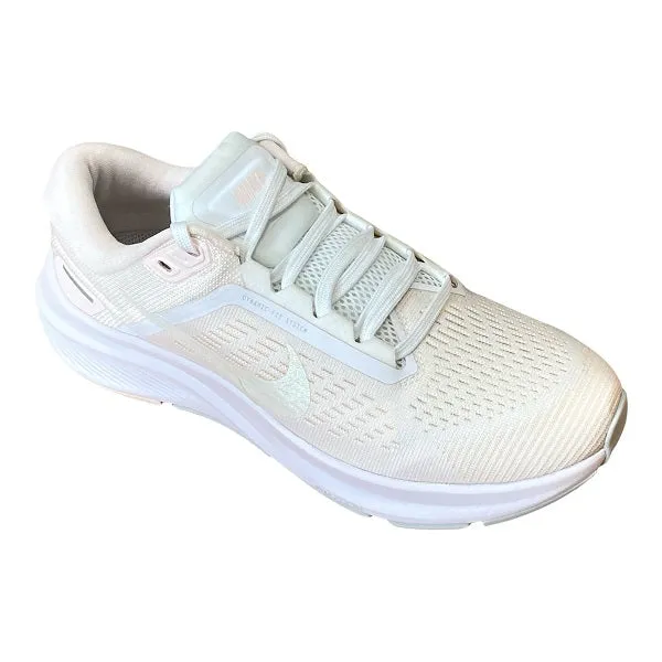 Nike scarpa da corsa da donna Air Zoom Structure 24 DA8570 101 bianco-rosa chiaro Cushioned ride antibacterial shoes