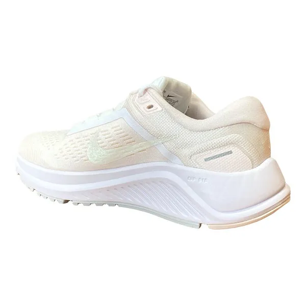 running shoes for casual female joggers Seamless Knit Construction Nike scarpa da corsa da donna Air Zoom Structure 24 DA8570 101 bianco-rosa chiaro