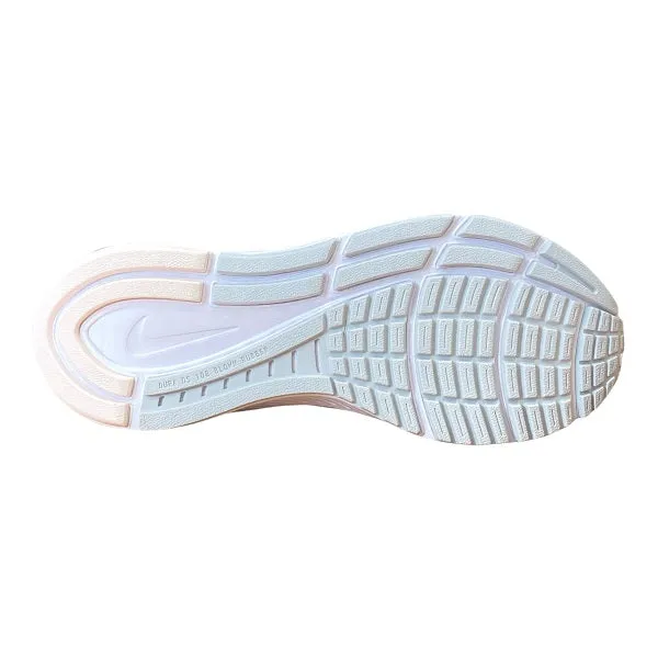 Nike scarpa da corsa da donna Air Zoom Structure 24 DA8570 101 bianco-rosa chiaro lateral support shoes high - intensity - interval - training running shoes