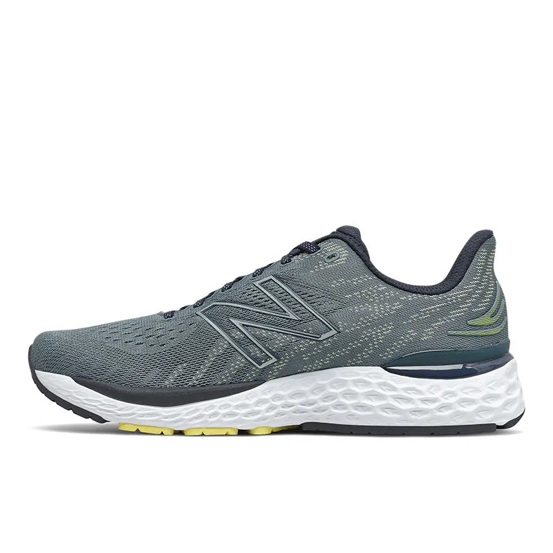 Stride Enhancer Fresh Foam 880v11 - Ocean Grey with Yellow - Men's