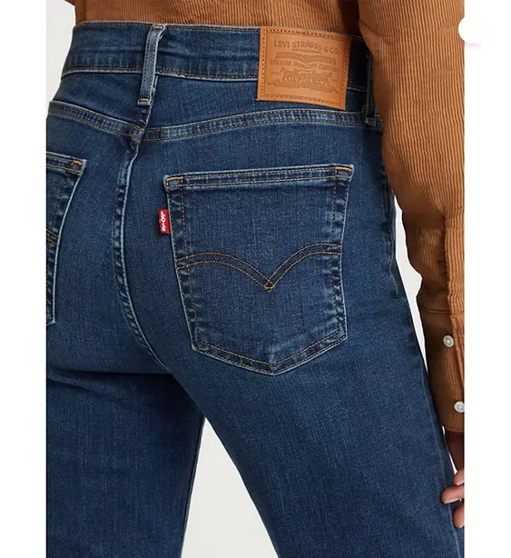Universal Fit Sizing Levi's pantalone jeans dritti da donna a vita alta 724? 18883-0207 indaco scuro-blu