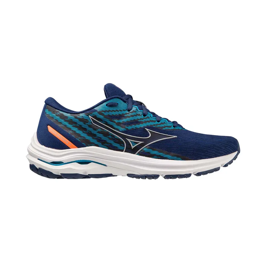 Ultimate support Mizuno scarpa da corsa da uomo Wave Equate 7 J1GC234853 blu-argento