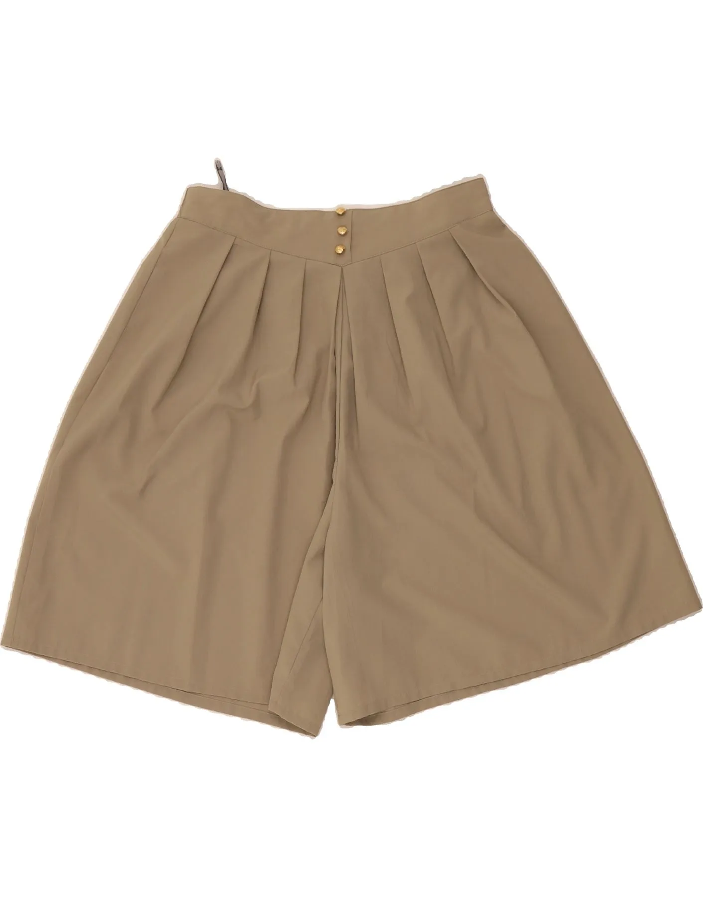 mid-rise Odor Resistant Coating C & A Womens High Waist Pegged Casual Shorts EU 44 XL W36  Beige Polyester