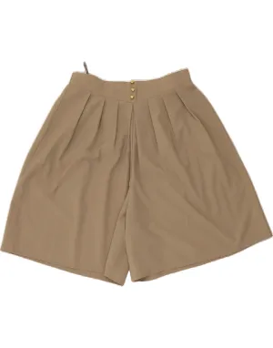 mid-rise Odor Resistant Coating C & A Womens High Waist Pegged Casual Shorts EU 44 XL W36  Beige Polyester