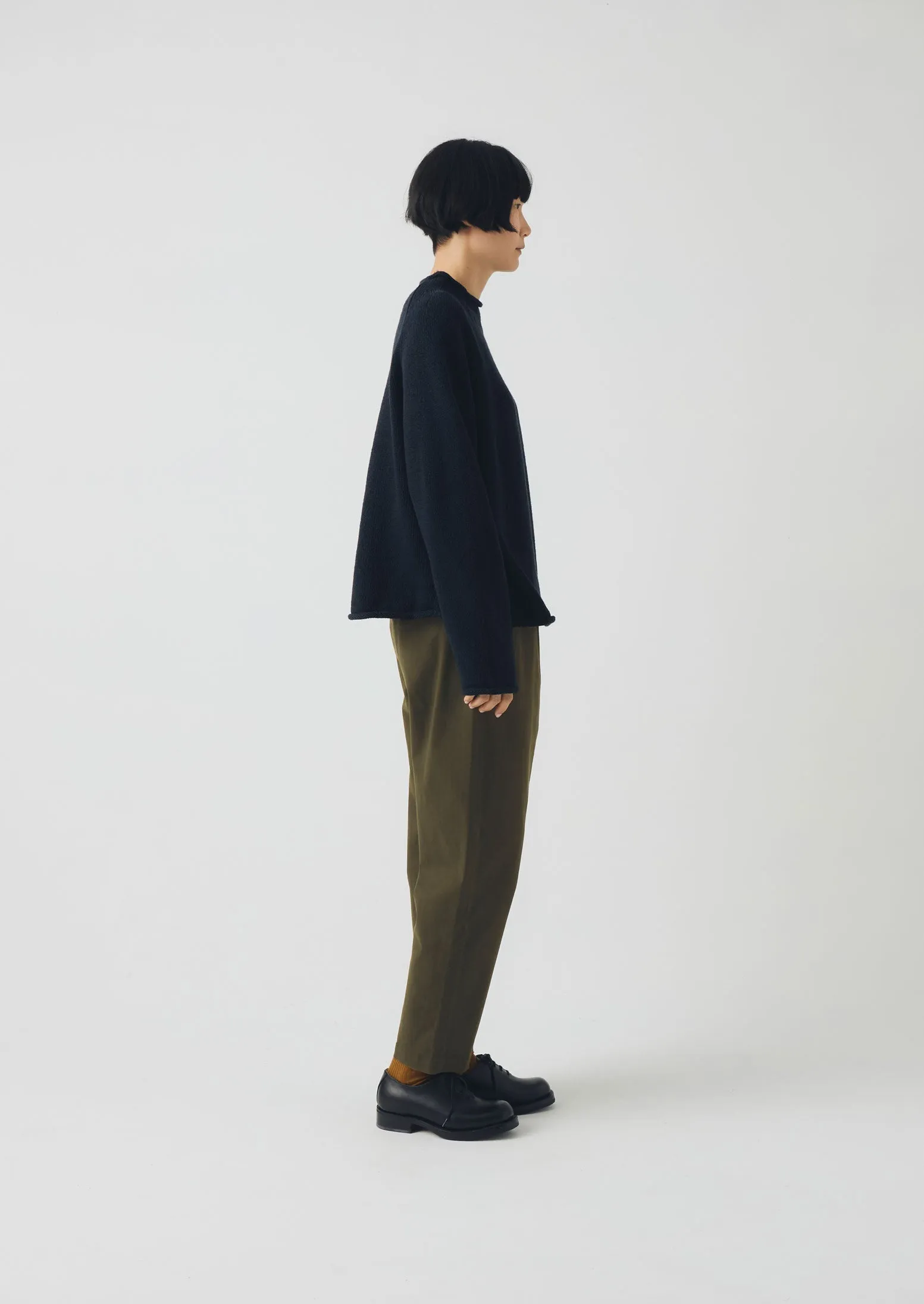 Gabi Cotton Pull On Pants | Loden Base Layer Layer-Friendly Fit