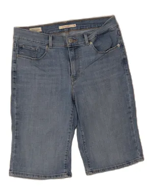 Fashion Accessory LEVI'S Womens Bermuda Denim Shorts W28 Medium Blue