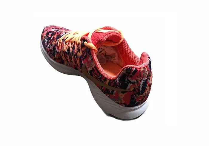 seamless upper running shoes Slip Resistant Pattern Nike scarpa da corsa da ragazza Air Zoom Pegasus 33 Print 854170 800 arancio-rosso metallizzato