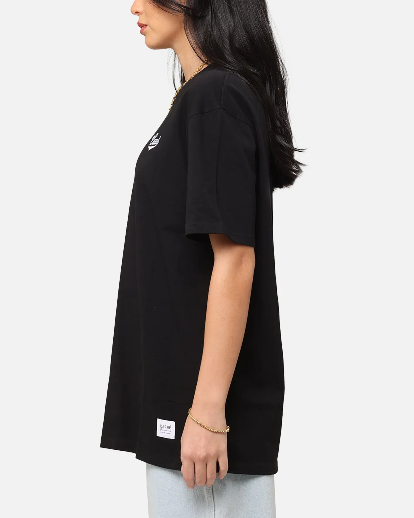 Short Sleeve Sporty Layer Look Carr?? Simplicit?? Classic Short Sleeve T-Shirt Black