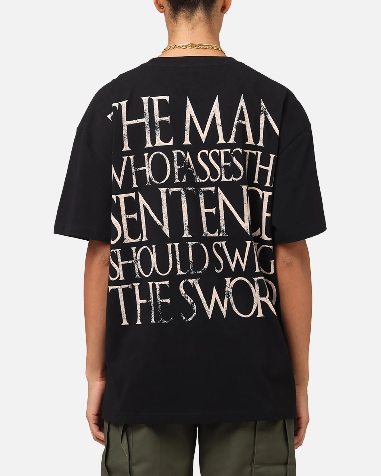 Everyday Style Trend Goat Crew X Game Of Thrones Ned Stark Heavy T-Shirt Black