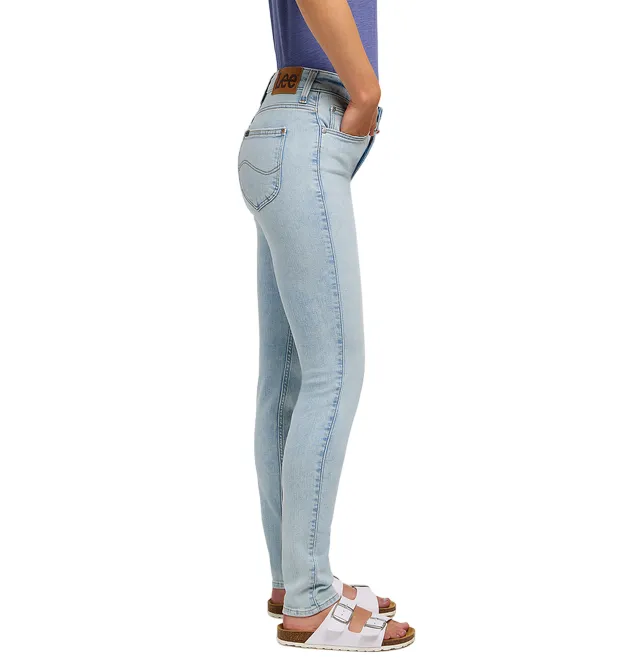 Smart Casual Lee pantalone jeans a vita alta da donna Scarlett 112348997 blu chiaro