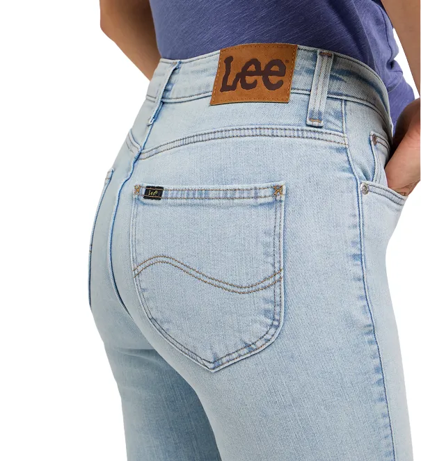 Lee pantalone jeans a vita alta da donna Scarlett 112348997 blu chiaro Affordable Durable