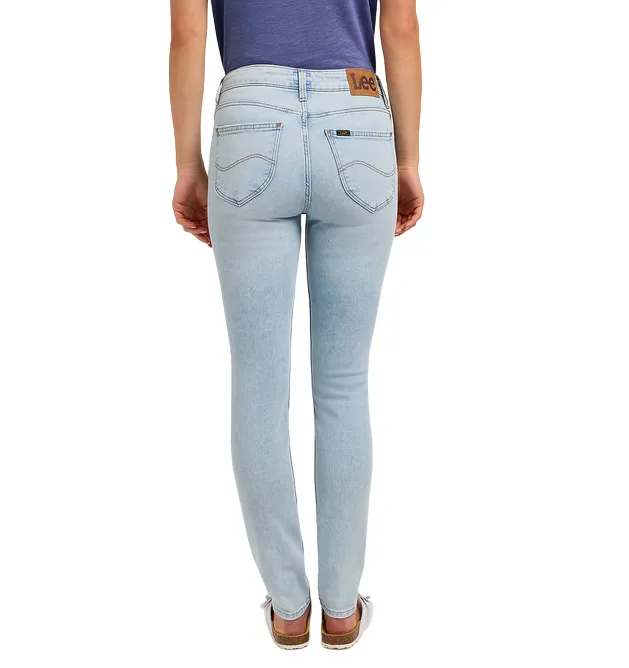 Lee pantalone jeans a vita alta da donna Scarlett 112348997 blu chiaro Subtle Detail
