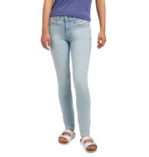 Lee pantalone jeans a vita alta da donna Scarlett 112348997 blu chiaro Party Look Weekend Warrior