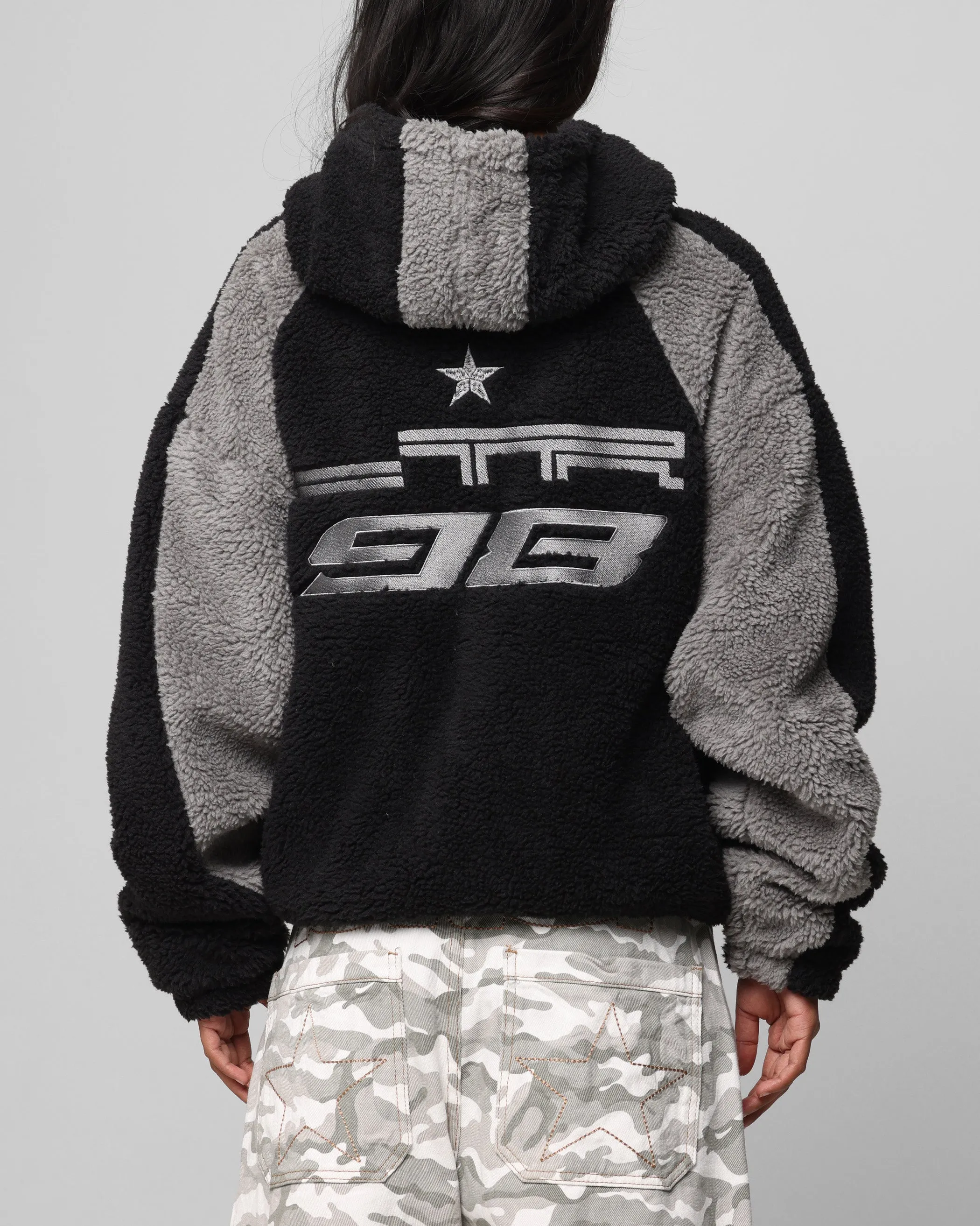 Loiter Speedway Fleece Jacket Black/Grey Chill Control