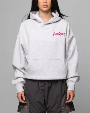 Loiter Chenille Premium Hoodie Grey Marle Flexible Hood Structure Soft Inner Lining