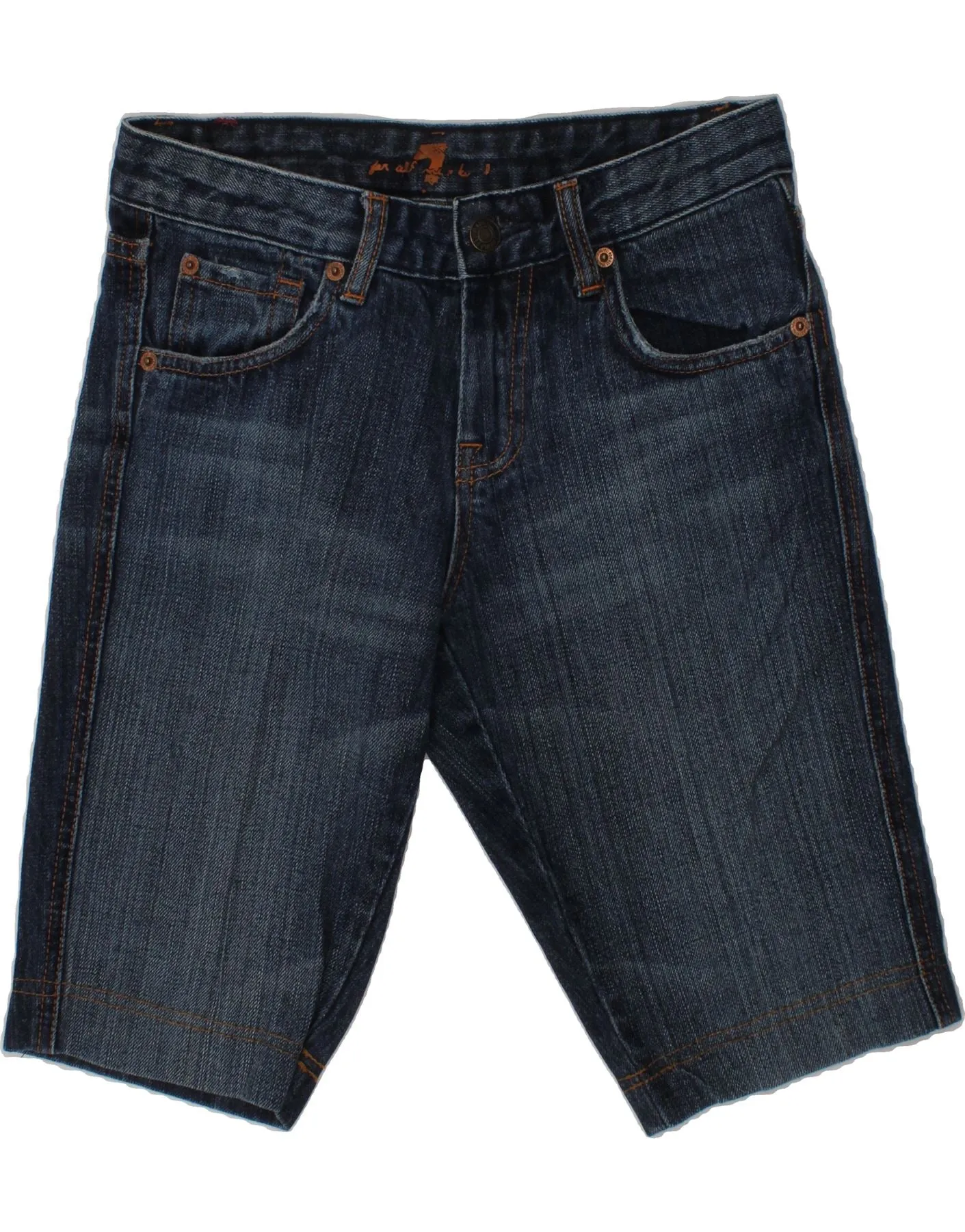 7 FOR ALL MANKIND Womens Denim Shorts W25 XS Blue Cotton Outdoor Life